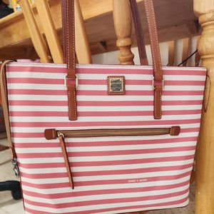 Dooney & Bourke Watermelon Striped Tote - Virtually brand new